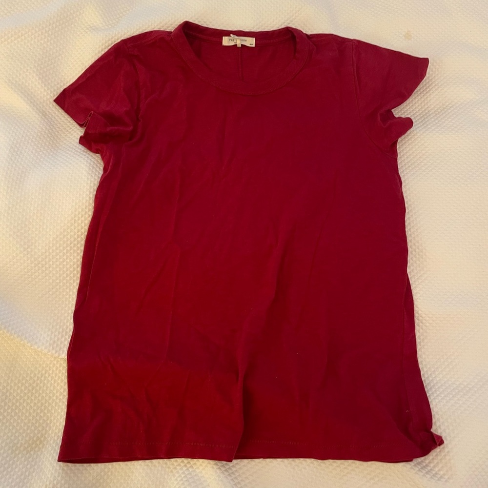 Rag & Bone maroon t-shirt barely worn!